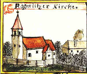 Pogutitzer Kirche - Kościół, widok ogólny